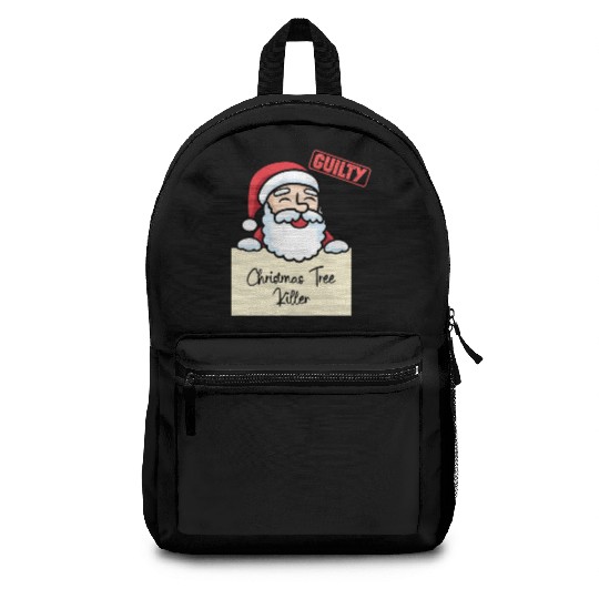 Santa Claus christmas funny prison Backpacks