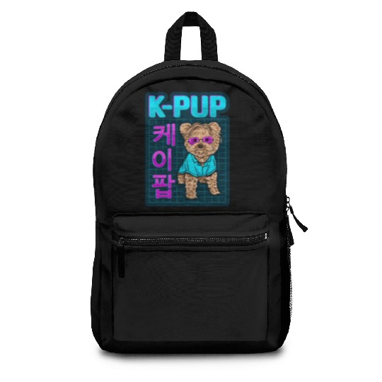 K POP Dog Designs for a Korean Pop Fan Backpacks