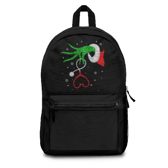 Nurse Stethoscope Christmas Backpacks