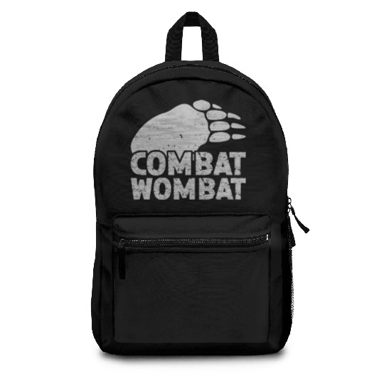 Combat Wombat For A Wombats Lover Backpacks