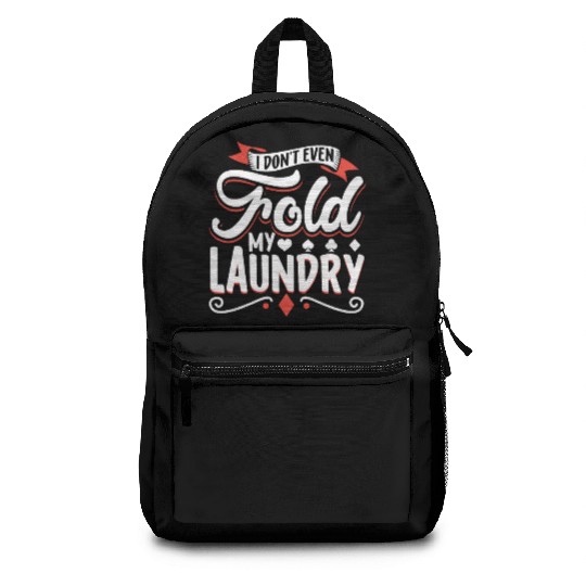 Poker Casino Poker Player Gambling Roulette Gift Backpacks