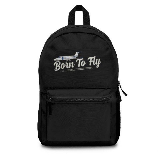 Born To Fly Airline Pilot Aviation Backpacks