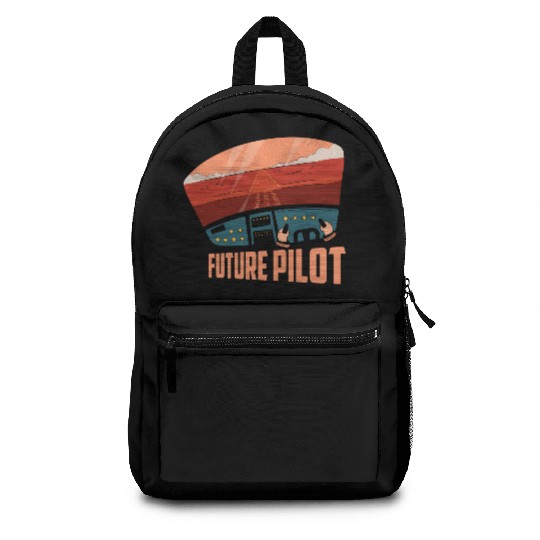 Future Pilot Airline Fly Aviation Backpacks