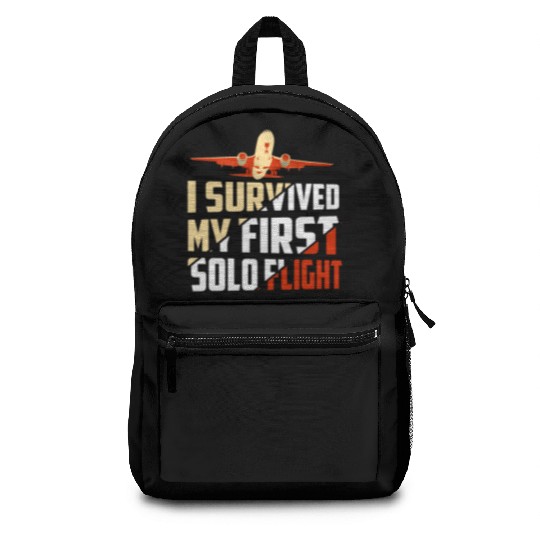 I Survived My First Solo Flight Aviation Backpacks
