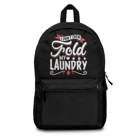 Poker Casino Poker Player Gambling Roulette Gift Backpacks