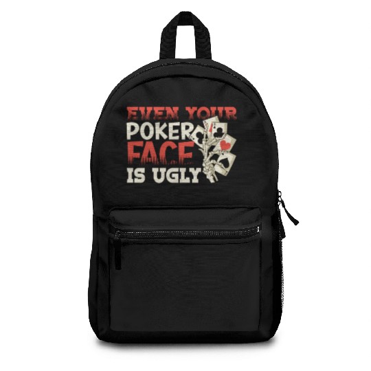 Poker Casino Poker Player Gambling Roulette Gift Backpacks