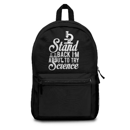 Stand Science Nerd Geek Teacher Student Gift Ideas Backpacks