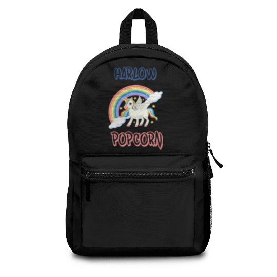 Harlow And Popcorn Merch Popcorn The Pony Backpacks