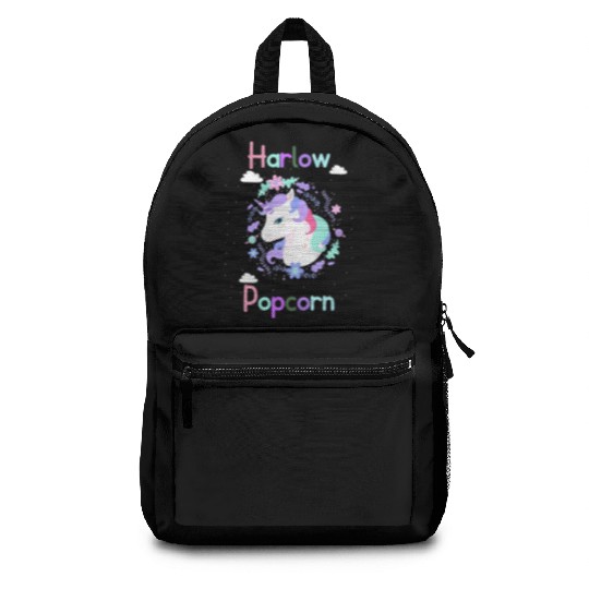 Harlow And Popcorn Merch Popcorn The Pony Backpacks
