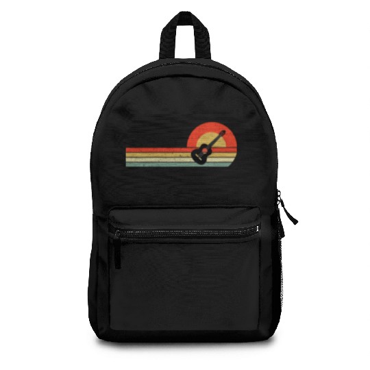 Acoustic Guitar Player Music Musician Guitarist Backpacks