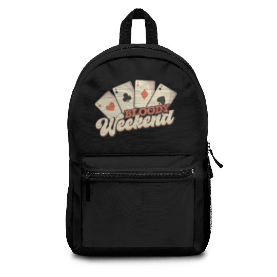 Poker Casino Poker Player Gambling Roulette Backpacks