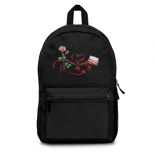 143 I Love You Valentines Day For Her Valentines Backpacks