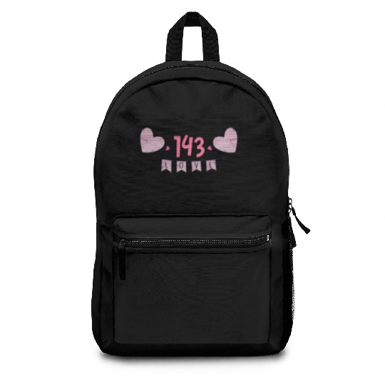 143 I Love You Valentines Day For Her Valentines Backpacks