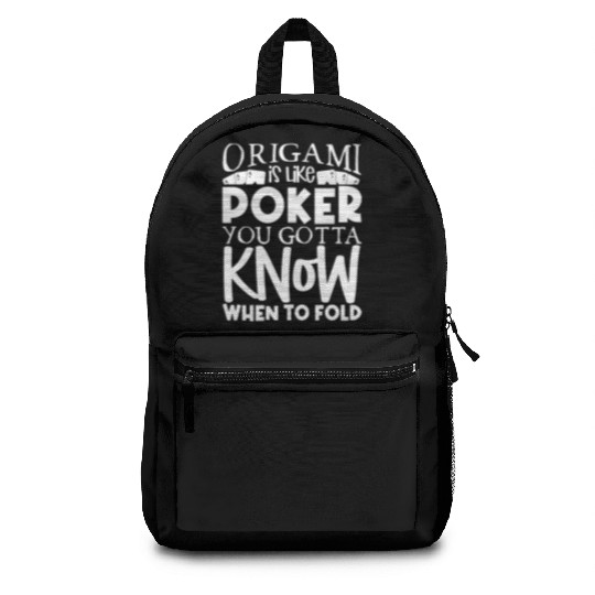 Poker Casino Poker Player Gambling Roulette Gift Backpacks
