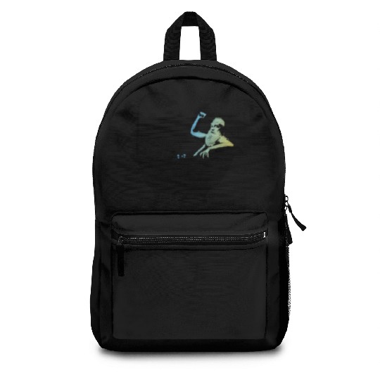 Banksy - Grandpa in the bathtub Backpacks