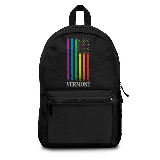 Vermont Pride Month Pride Flag LGBT Community LGBT Backpacks