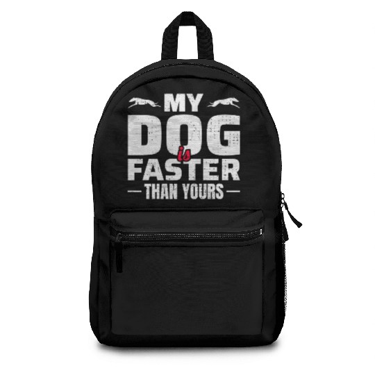Greyhound Racing Dog Pet Race Animal Racer Backpacks