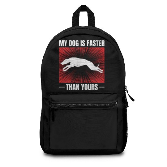 Greyhound Racing Dog Pet Race Animal Racer Backpacks