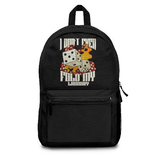 Poker Casino Poker Player Gambling Roulette Gift Backpacks