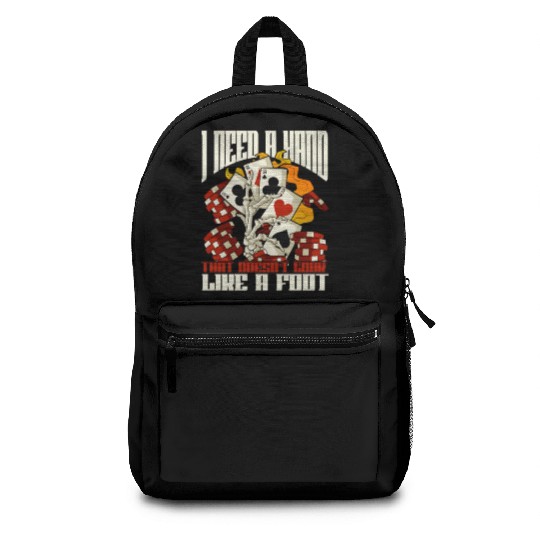 Poker Casino Poker Player Gambling Roulette Gift Backpacks