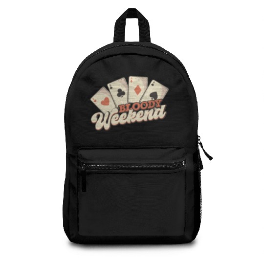 Poker Casino Poker Player Gambling Roulette Backpacks