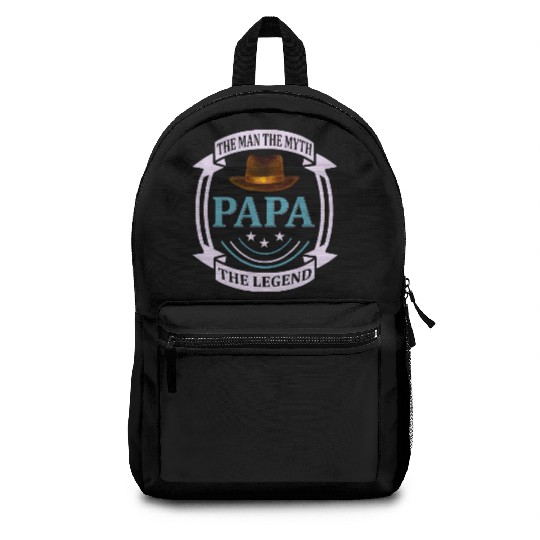 Papa the Man the Myth the Legend Backpacks