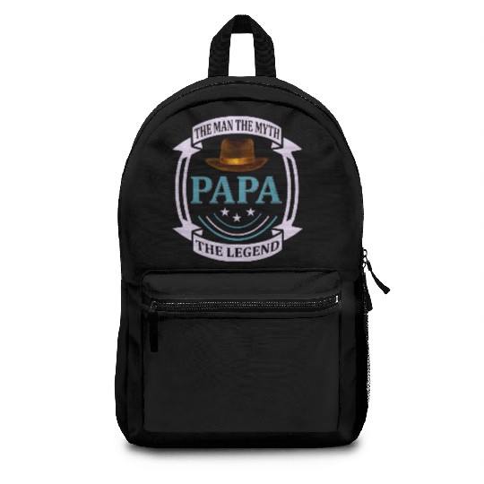 Papa the Man the Myth the Legend Backpacks