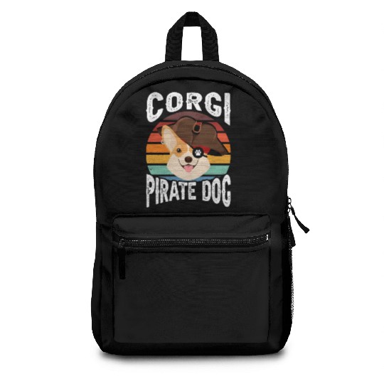 Corgi Pirate Dog Backpacks
