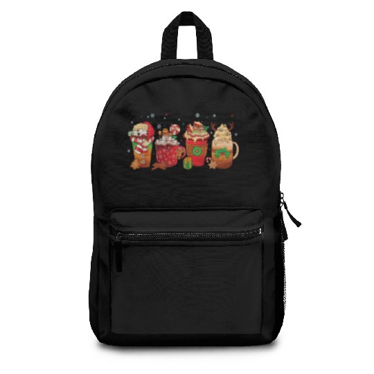 Hot Chocolate Cup Peppermint Mocha Backpacks
