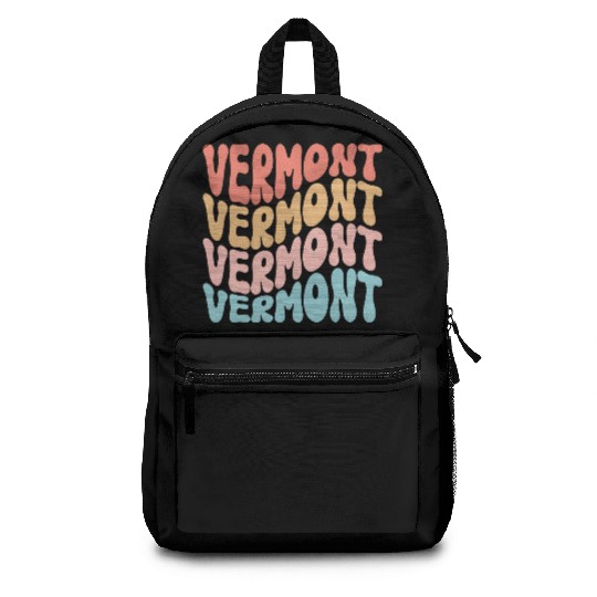 Retro Vermont Use State Backpacks
