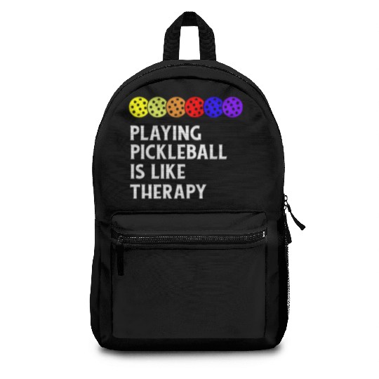 Playing Pickleball is Like Therapy Backpacks