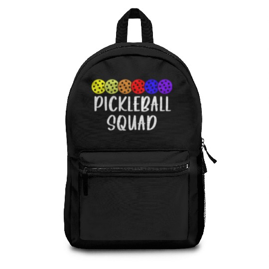 Pickleball Squad Design For Pickleball Players Backpacks