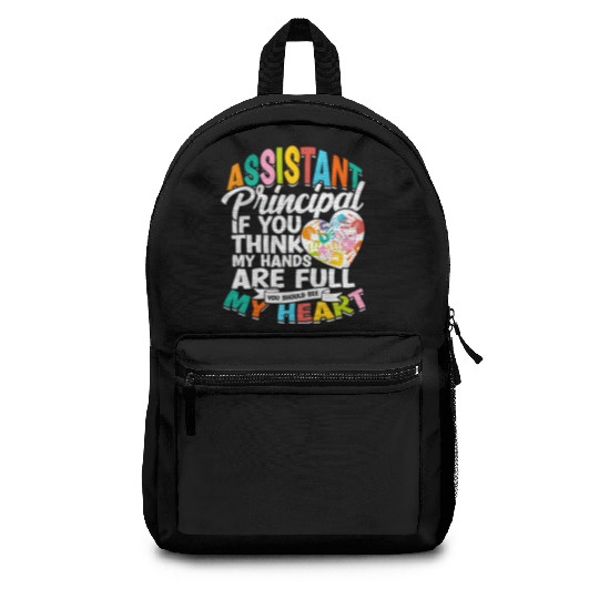 Assistant Principal Back School Teacher Principal Backpacks