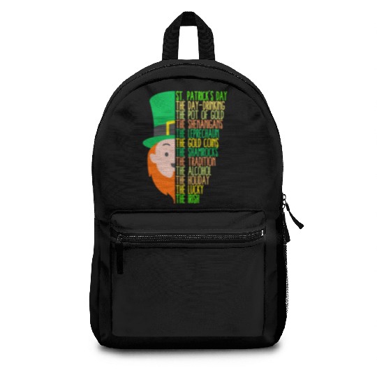St Patrick's Day Drinking Shenanigans Irish Backpacks