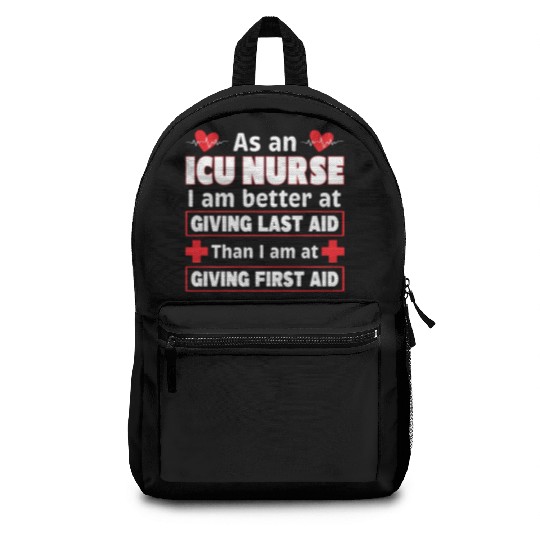 Funny ICU Nurse Backpacks