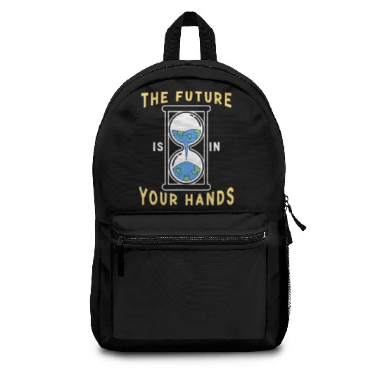 Earth Hour Time Environmentalist Save The Planet Backpacks