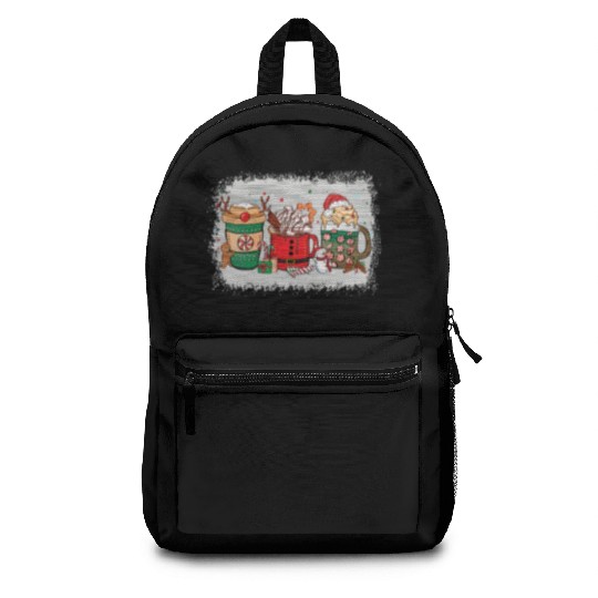 Christmas Hot Chocolate Cup Backpacks