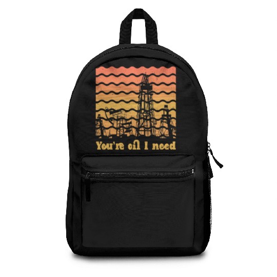 oilfield worker gift - funny oilfield worker Backpacks