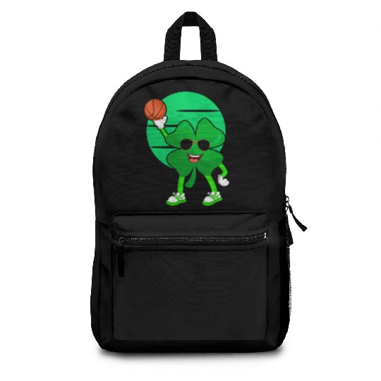 Basketball Player St. Patrick's Day Irish Pride Backpacks