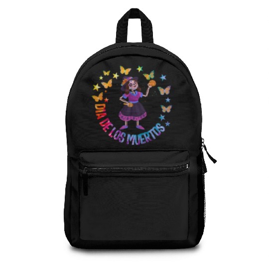 Dia De Los Muertos Backpacks, Girl Sugar Skeleton