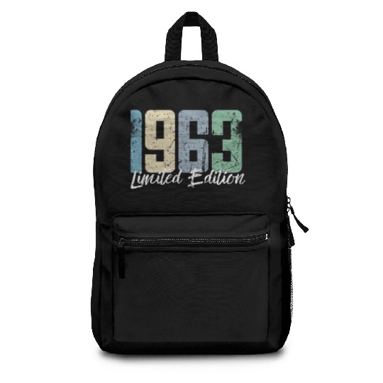 60 Years Vintage 1963 Retro 60th Birthday Backpacks