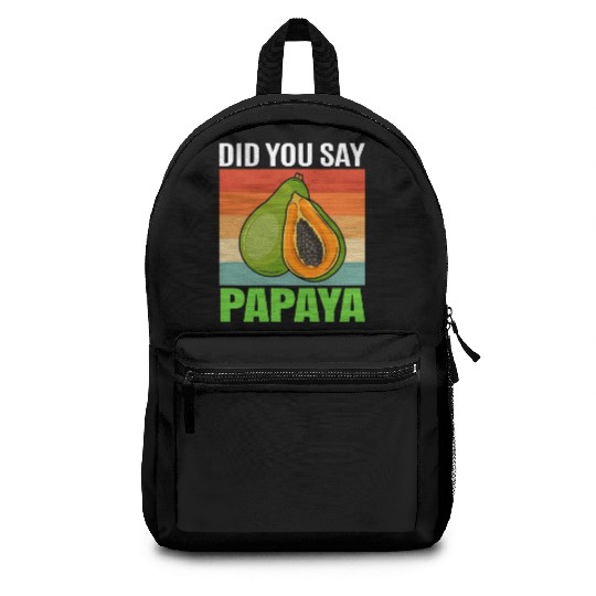Did You Say Papaya Backpacks