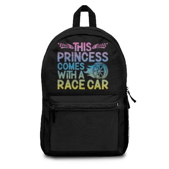 Drag Racing Race Car Girl This Backpacks