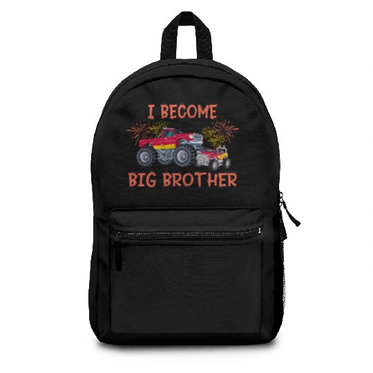 Big brother car monstertruck Backpacks