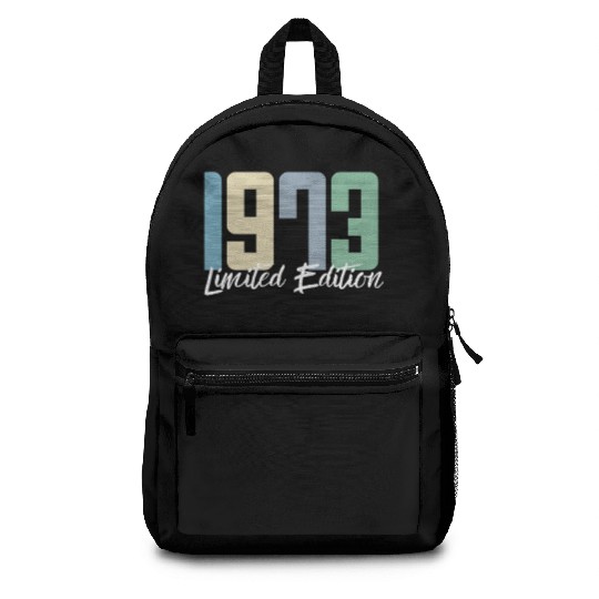 50 Years Vintage 1973 Retro 50th Birthday Backpacks
