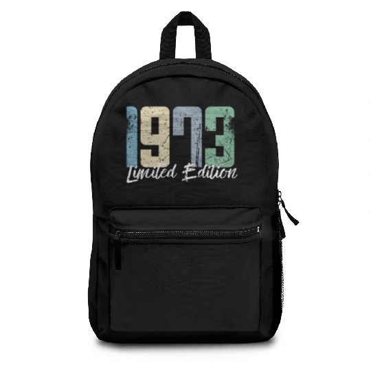 50 Years Vintage 1973 Retro 50th Birthday Backpacks