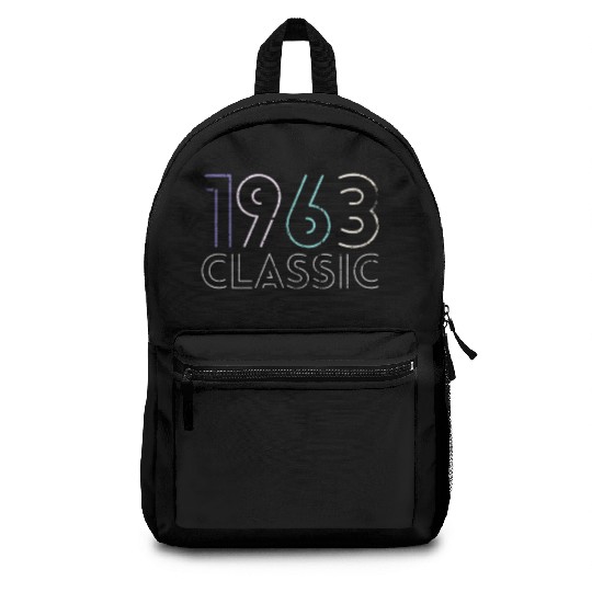 60 Years Vintage 1963 Retro 60th Birthday Backpacks