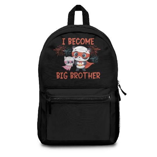 Big brother super hero panda cat 2023 Backpacks