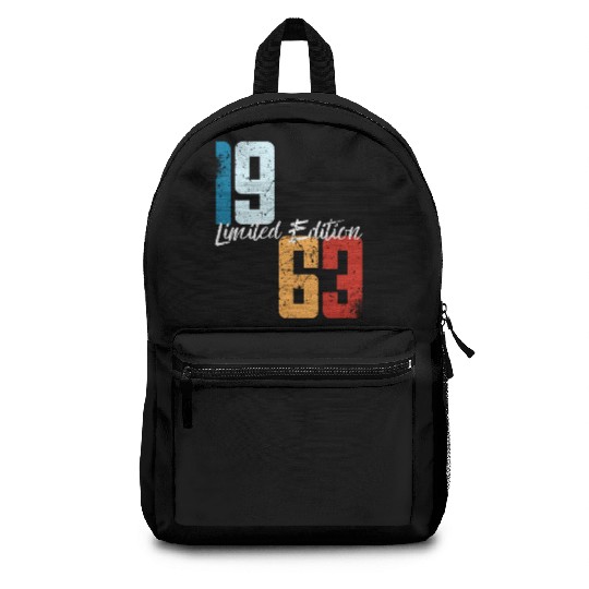 60 Years Vintage 1963 Retro 60th Birthday Backpacks