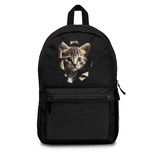 Cat Art Design Cute Cat Mom Meow Paws I Love Cats Backpacks